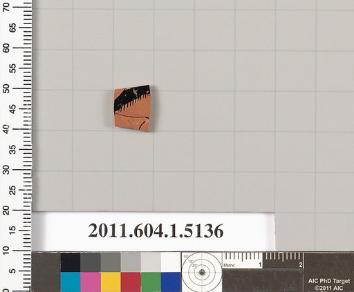 Terracotta fragment of a kylix (drinking cup)
