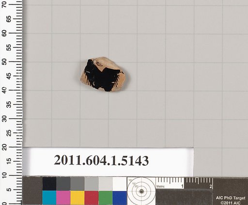 Terracotta fragment of a kylix (drinking cup)