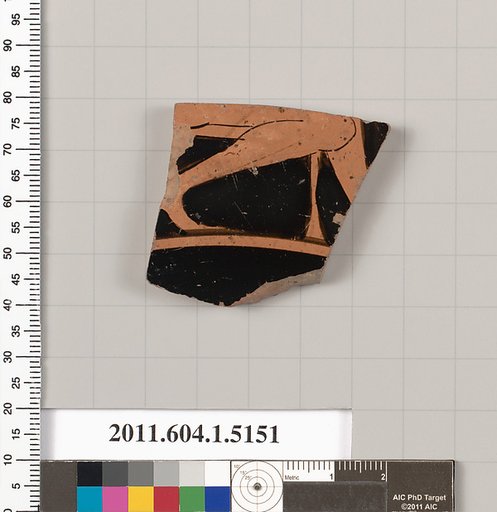 Terracotta fragment of a kylix (drinking cup)