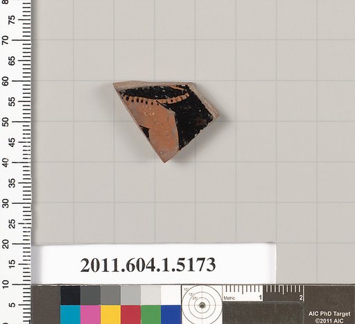 Terracotta fragment of a kylix (drinking cup)