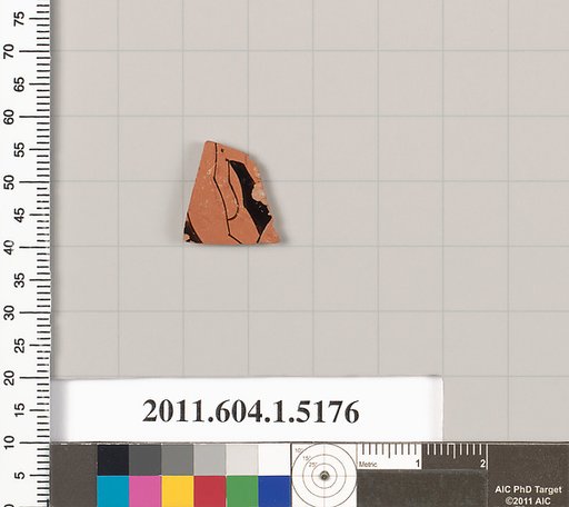 Terracotta fragment of a kylix (drinking cup)
