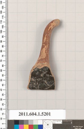 Terracotta fragment of a kylix (drinking cup)