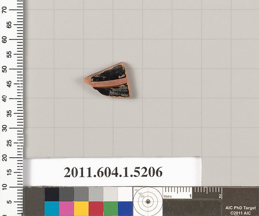 Terracotta fragment of a kylix (drinking cup)