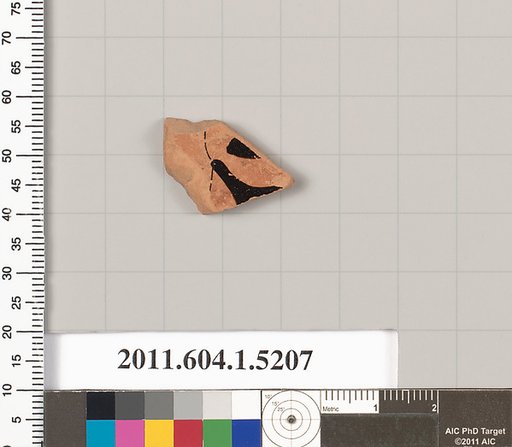 Terracotta fragment of a kylix (drinking cup)
