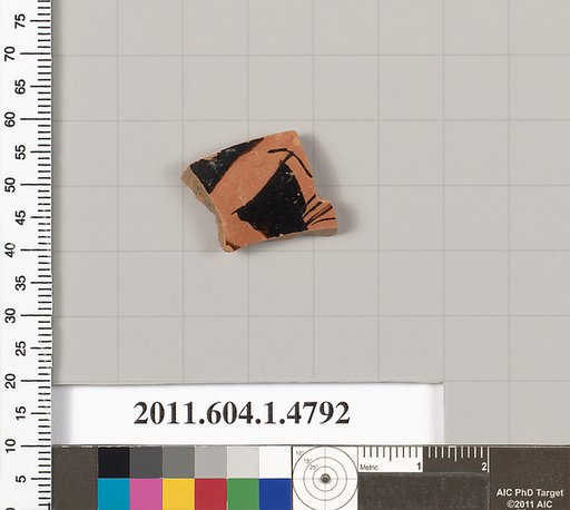 Terracotta fragment of a kylix (drinking cup)