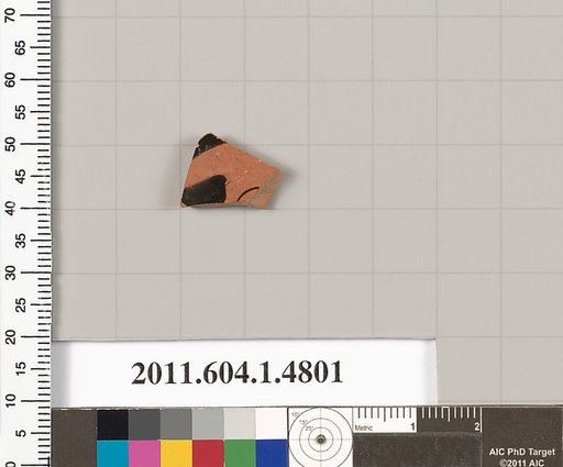 Terracotta fragment of a kylix (drinking cup)
