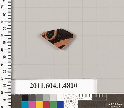 Terracotta fragment of a kylix (drinking cup)
