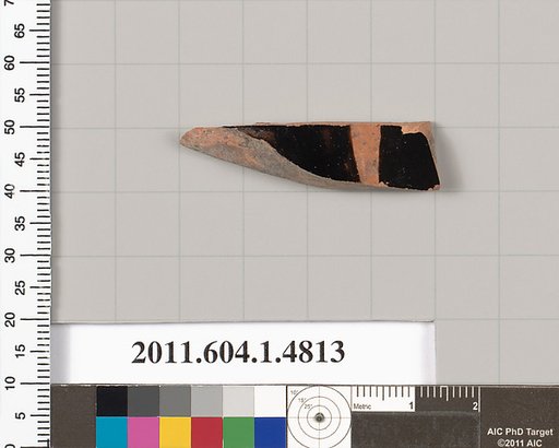 Terracotta fragment of a kylix (drinking cup)