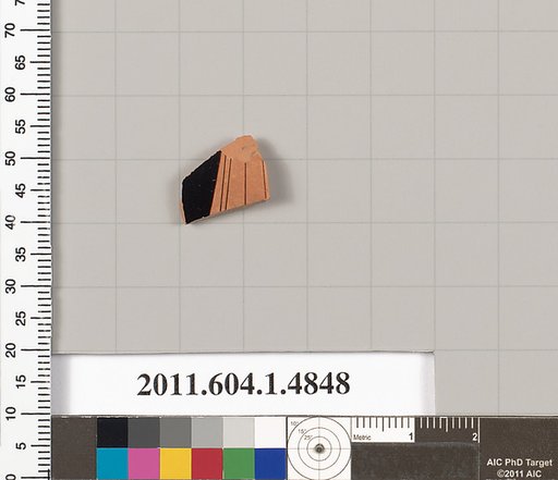 Terracotta fragment of a kylix (drinking cup)