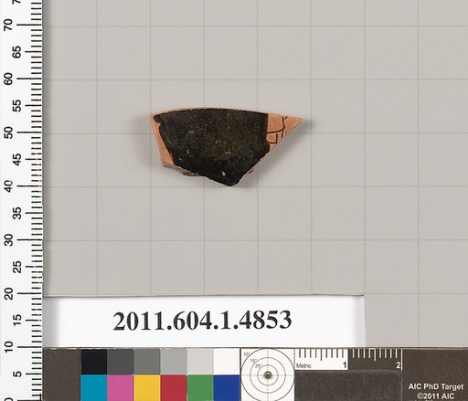 Terracotta fragment of a kylix (drinking cup)