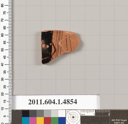 Terracotta fragment of a kylix (drinking cup)
