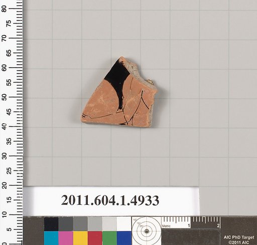 Terracotta fragment of a kylix (drinking cup)