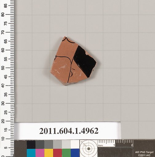 Terracotta fragment of a kylix (drinking cup)