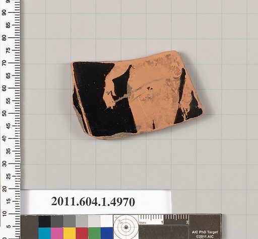 Terracotta fragment of a kylix (drinking cup)
