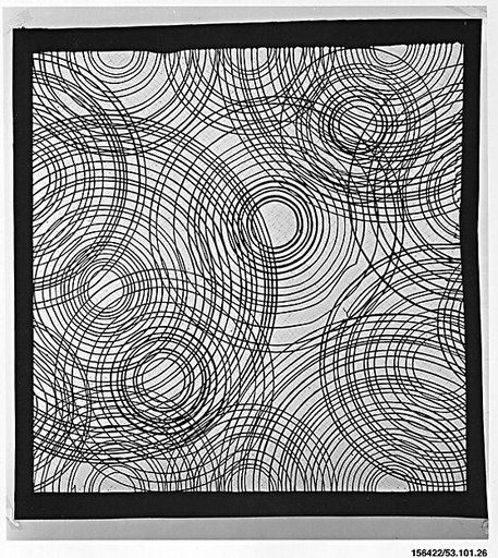 Stencil with Pattern of Concentric Circles