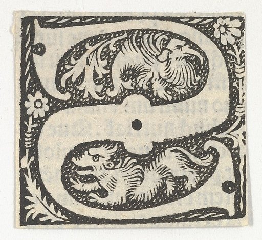 Decorated Roman alphabet
