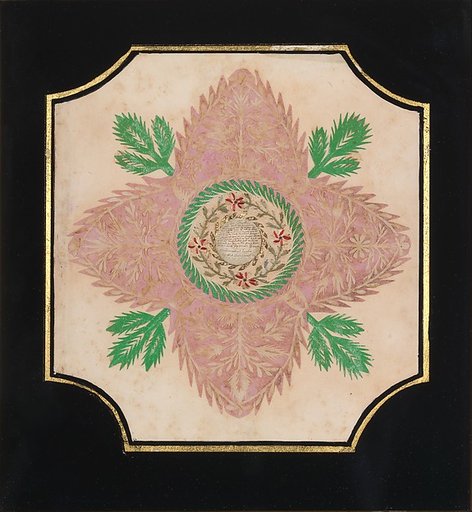 Cut-paper Card with The Lord's Prayer