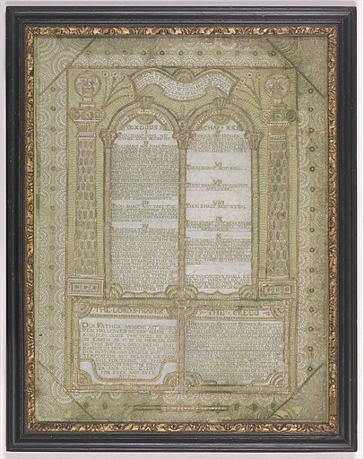The Ten Commandments, The Lord's Prayer, and The Creed