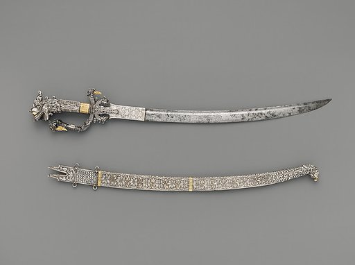Sword and scabbard (Sinhalese: kasthane)
