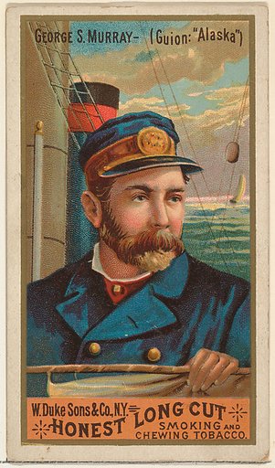 George S. Murray, from the Sea Captains series (N127) issued by Duke Sons & Co. to promote Honest Long Cut Tobacco