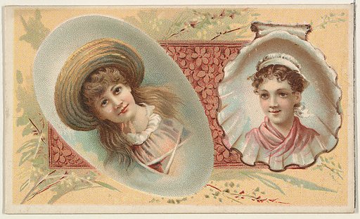 Seashell, from the Miniature Novelties series (N120) issued by Duke Sons & Co. to promote Honest Long Cut Tobacco