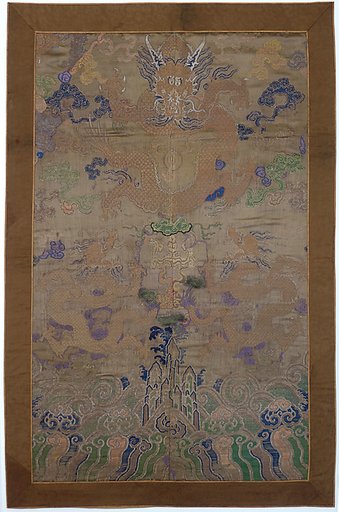 Panel with dragons