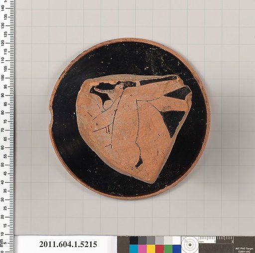 Terracotta fragment of a kylix (drinking cup)