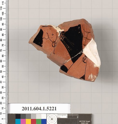 Terracotta fragment of a kylix (drinking cup)