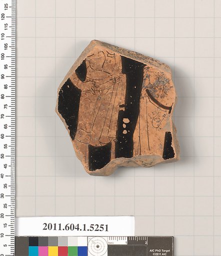 Terracotta fragment of a kylix (drinking cup)
