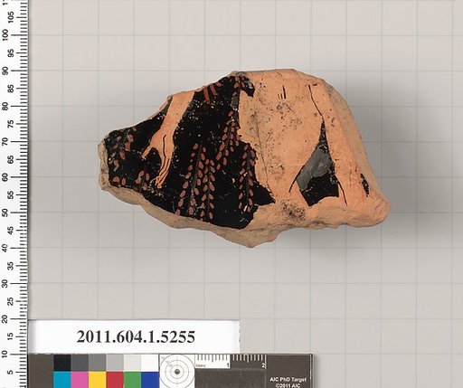 Terracotta fragment of a kylix (drinking cup)