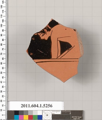 Terracotta fragment of a kylix (drinking cup)