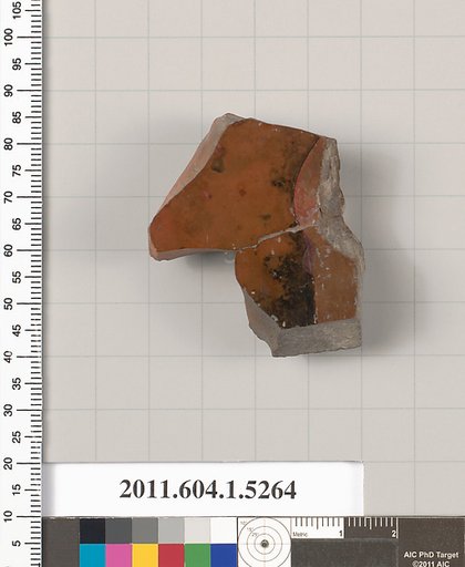 Terracotta fragment of a kylix (drinking cup)