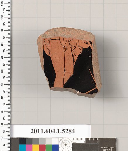 Terracotta fragment of a kylix (drinking cup)
