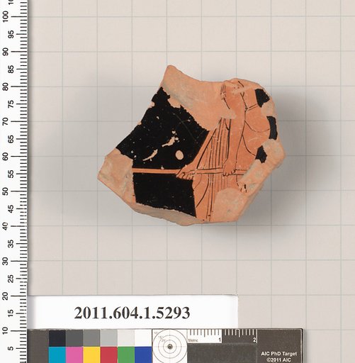 Terracotta fragment of a kylix (drinking cup)