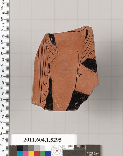 Terracotta fragment of a kylix (drinking cup)