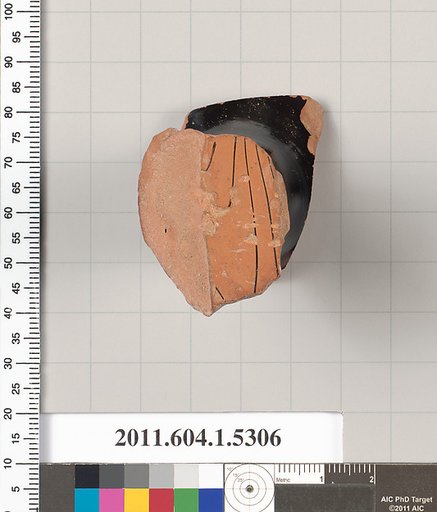 Terracotta fragment of a kylix (drinking cup)