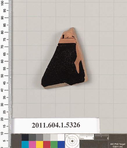 Terracotta fragment of a kylix (drinking cup)