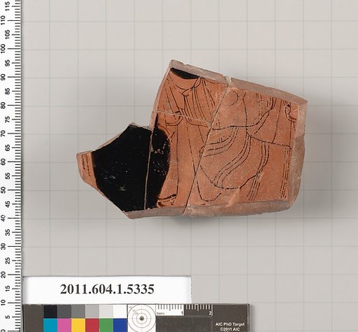 Terracotta fragment of a kylix (drinking cup)