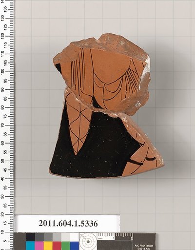 Terracotta fragment of a kylix (drinking cup)