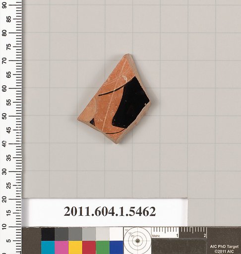 Terracotta fragment of a kylix (drinking cup)