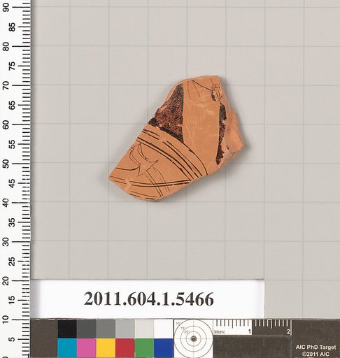 Terracotta fragment of a kylix (drinking cup)