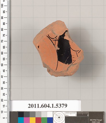 Terracotta fragment of a kylix (drinking cup)