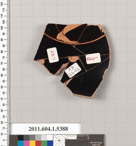 Terracotta fragment of a kylix (drinking cup)