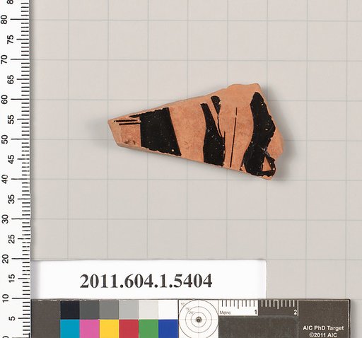 Terracotta fragment of a kylix (drinking cup)