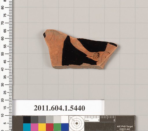 Terracotta fragment of a kylix (drinking cup)