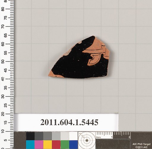 Terracotta fragment of a kylix (drinking cup)