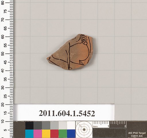 Terracotta fragment of a kylix (drinking cup)