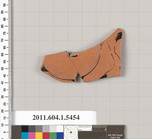 Terracotta fragment of a kylix (drinking cup)