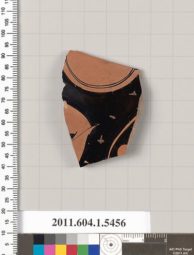 Terracotta fragment of a kylix (drinking cup)