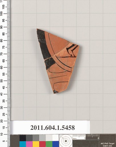 Terracotta fragment of a kylix (drinking cup)